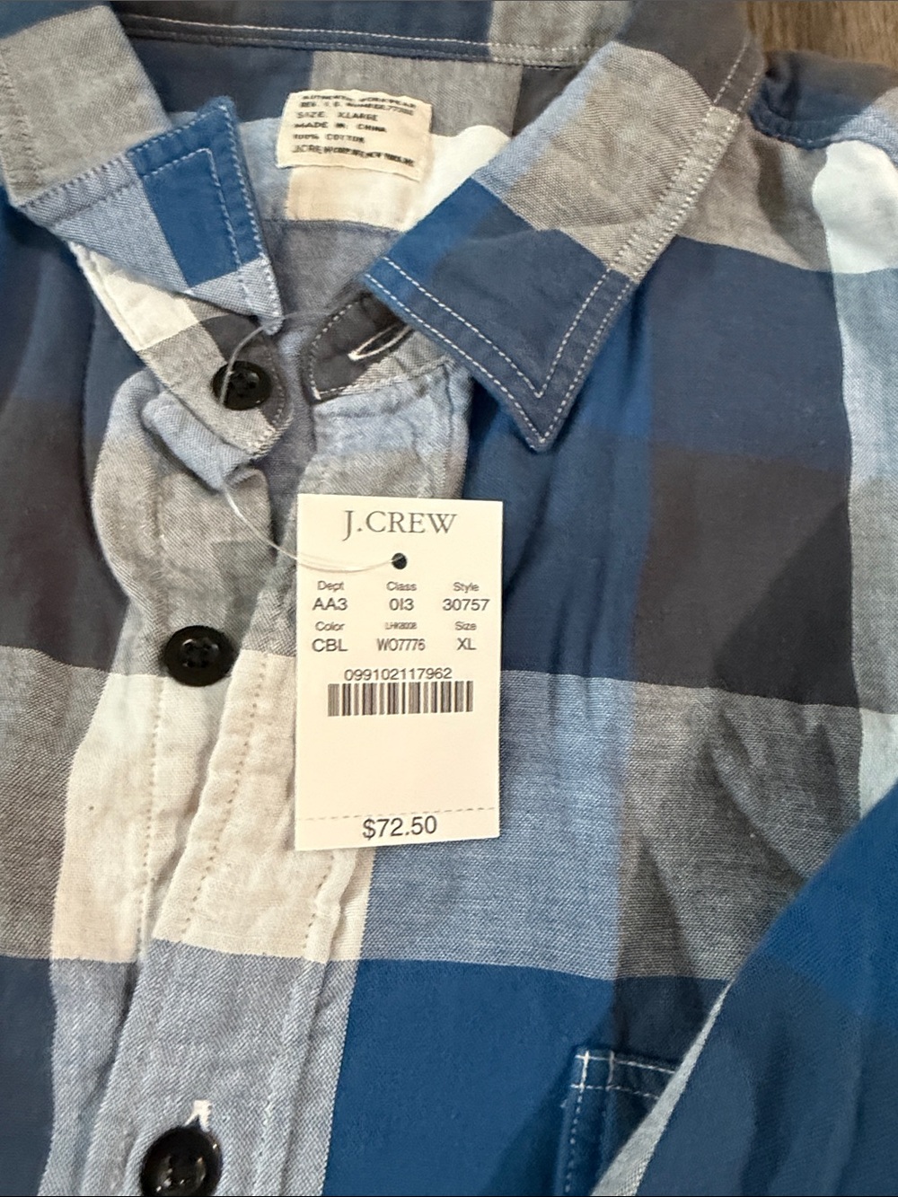 I crew button down - Picture 2 of 3